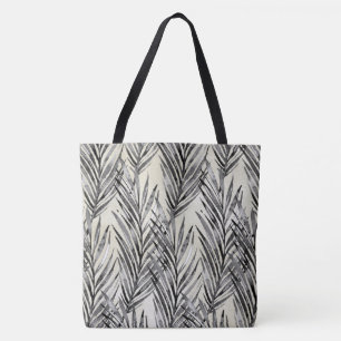 Bolso De Tela Susurrador de Palmeras Tropical Hawaiano Neutro