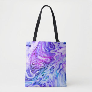 Bolso De Tela susurro fantasmal, mármol pastel :