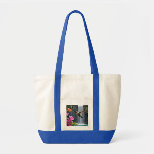 Bolso De Tela "Susurros de la naturaleza: Colibrí, cascada,