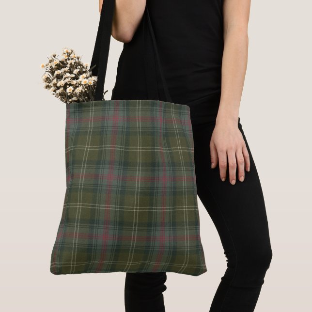 Bolso De Tela Sutherland Old Weatherland Clan escocés Tartán (Detalle)