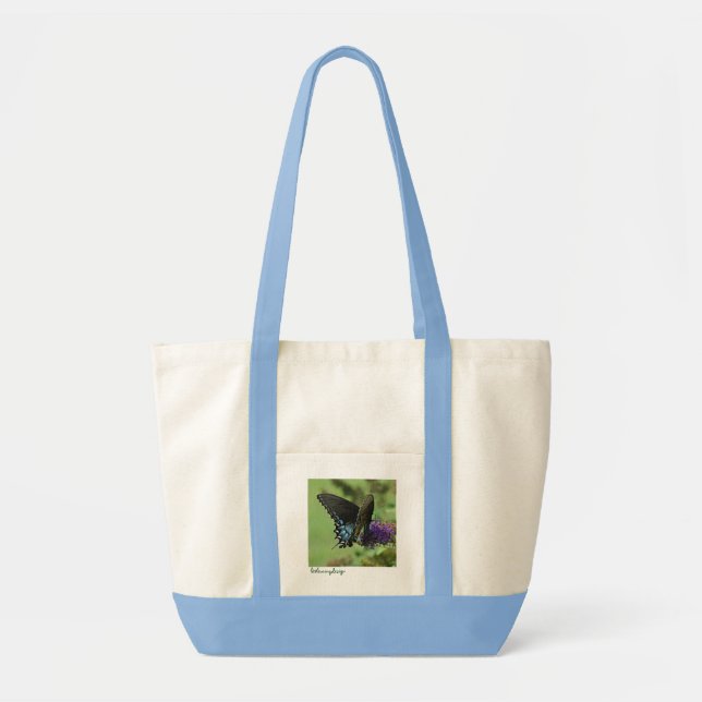 Bolso De Tela Swallowtail negro 9.05-1 (Frente)