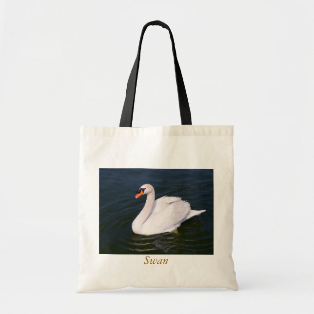 Bolso De Tela Swan (Frente)