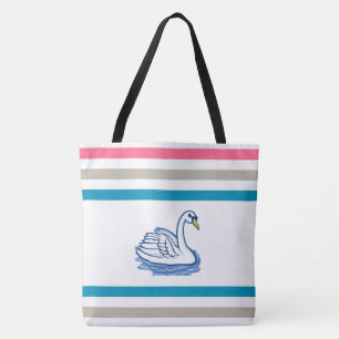 Bolso De Tela Swan