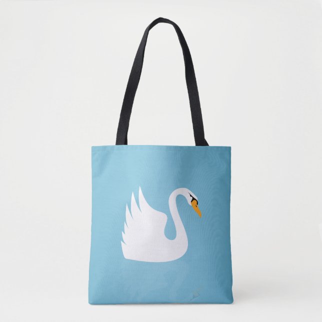 Bolso De Tela Swan (Anverso)
