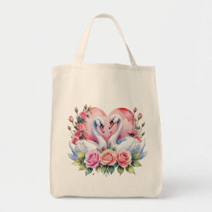 Bolso De Tela Swans