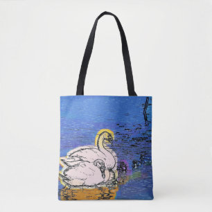 BOLSO DE TELA SWANS
