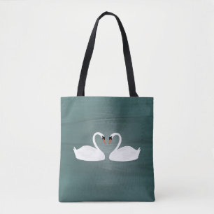 Bolso De Tela Swans Allover Tote Bag