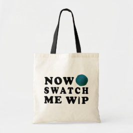 Bolso De Tela Swatch Me WIP - Verde azulada Yarn Craft Lingo