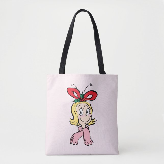 Bolso De Tela Sweet Cindy Lou Who Portrait (Anverso)