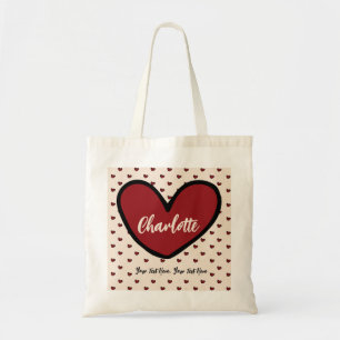 Bolso De Tela Sweet Cute Trendy Business Logo Company Corporate