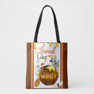 Bolso De Tela Sweet Honeybee Baby Shower