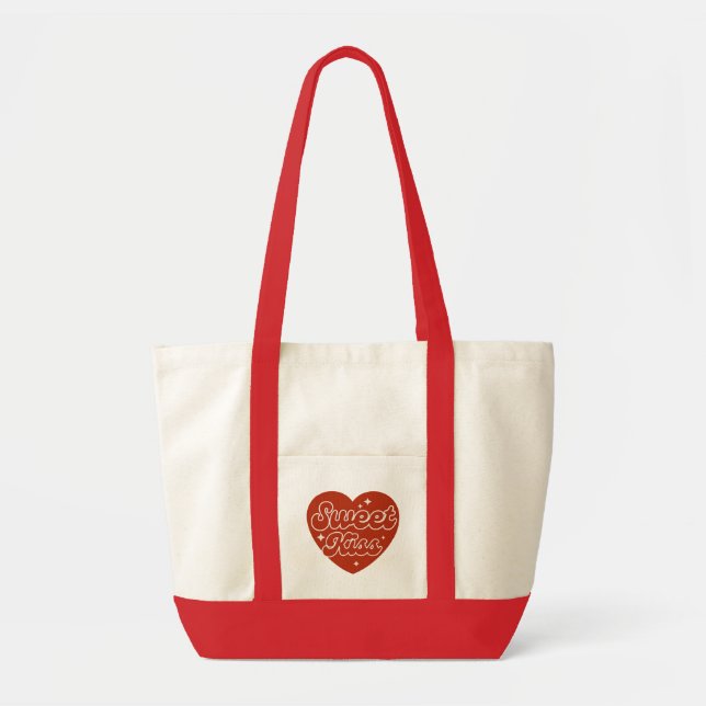 Bolso De Tela Sweet Kiss Tote Bag (Frente)