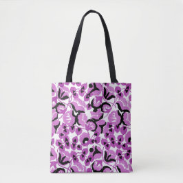 Bolso De Tela Sweet Pea (Berry) Fine Art