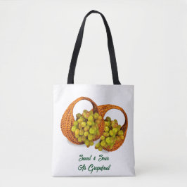 Bolso De Tela Sweet Sour Grapefruits Basket Tote de compras de m