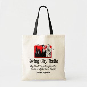 Bolso De Tela Swing City Radio Tote Bag