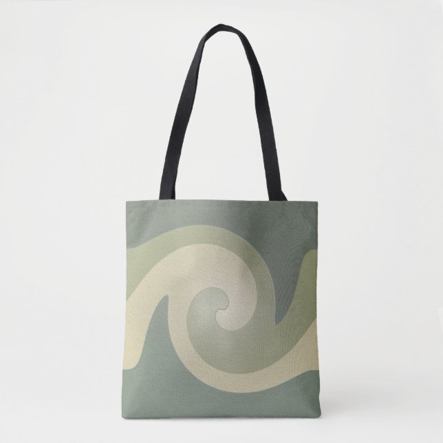 Bolso De Tela Swirl Allover Tote Bag (Anverso)