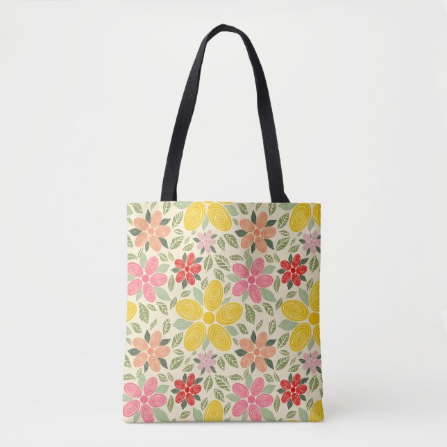 Bolso De Tela Swirl Garden (Anverso)