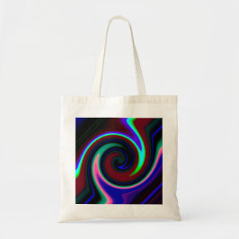 Bolso De Tela Swirl Retro Neon