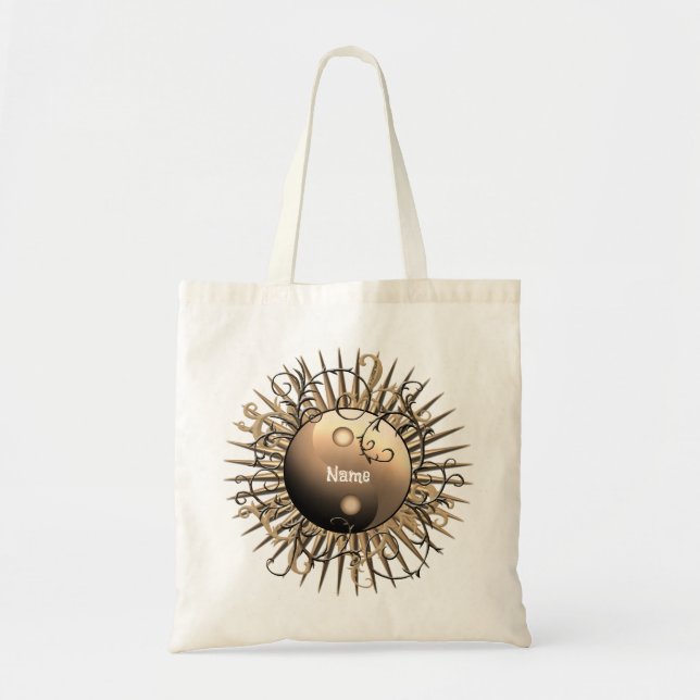 Bolso De Tela Swirl Yin Yang Tote Bag (Frente)