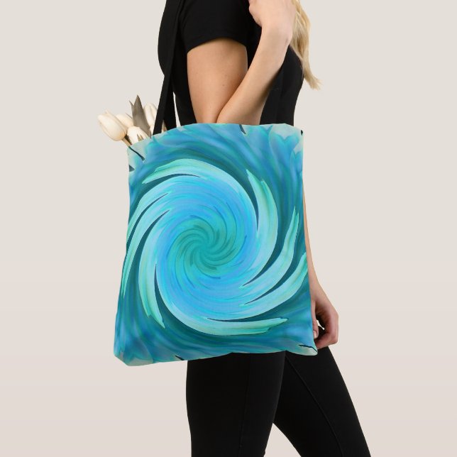 Bolso De Tela Swirlin' Sea... (Detalle)