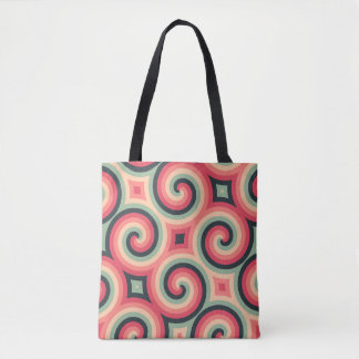 Bolso De Tela Swirls de soplo final