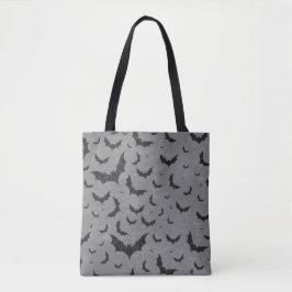 Bolso De Tela Swirly Bat Swarm