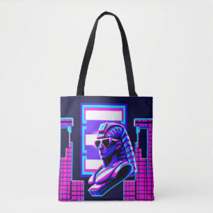 Bolso De Tela Synthwave Pharaoh