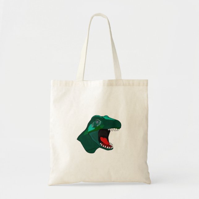 Bolso De Tela T Rex Dinossaur (Frente)