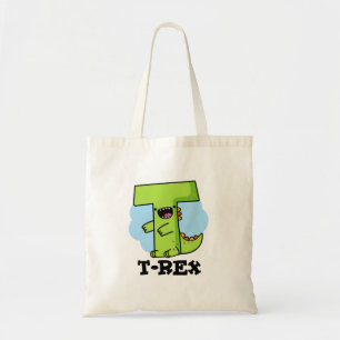 Bolso De Tela T-Rex Funny Alphabet Dinosaur Pun