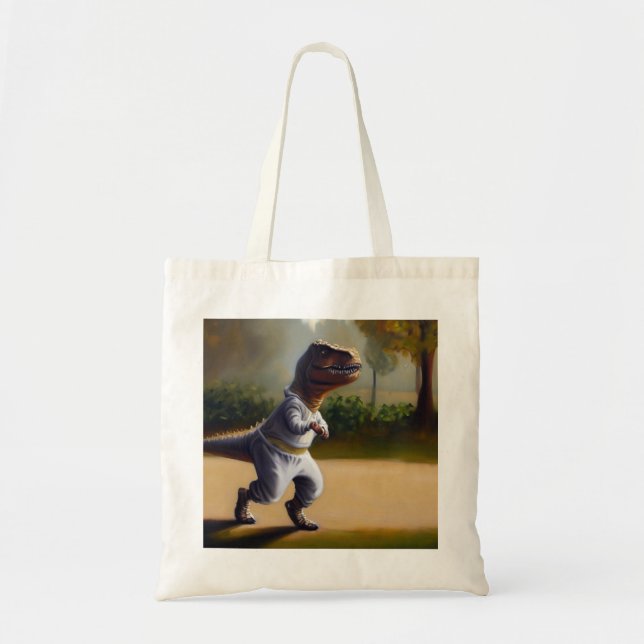 Bolso De Tela T Rex Jogging (Frente)