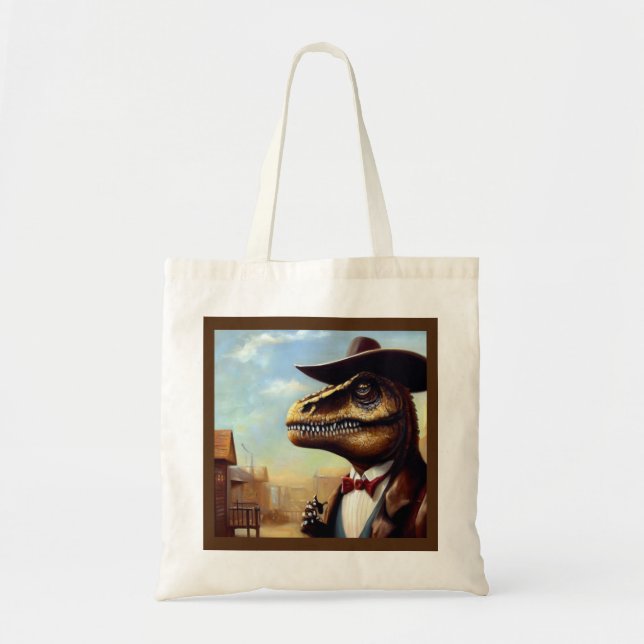 Bolso De Tela T Rex Sheriff (Frente)