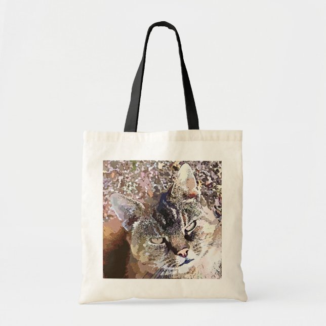 BOLSO DE TELA TABBY CAT (Frente)