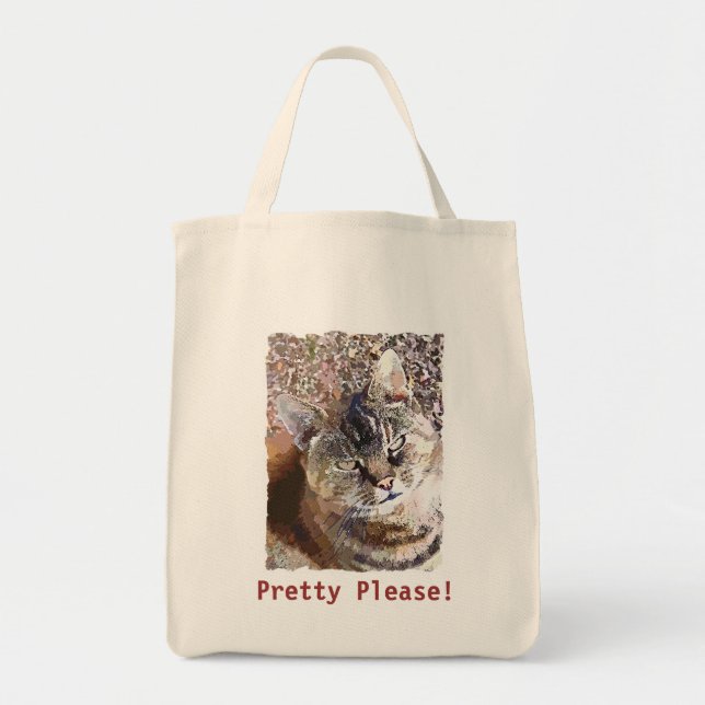 BOLSO DE TELA TABBY CAT (Frente)