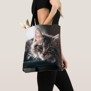 Bolso De Tela Tabby dulce