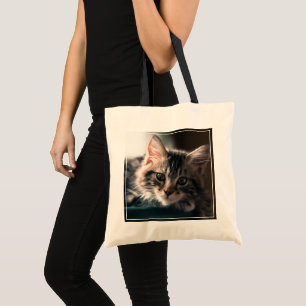 Bolso De Tela Tabby dulce
