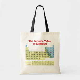 Bolso De Tela Tabla de elementos periódica