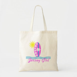 Bolso De Tela Tabla hawaiana W/Sun del rosa del mono del bebé