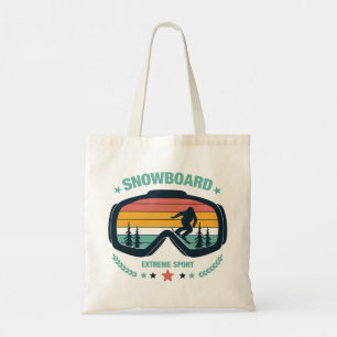 Bolso De Tela Tablas de nieve