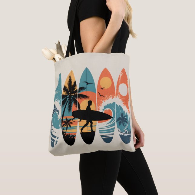 Bolso De Tela Tablas de surf (Detalle)
