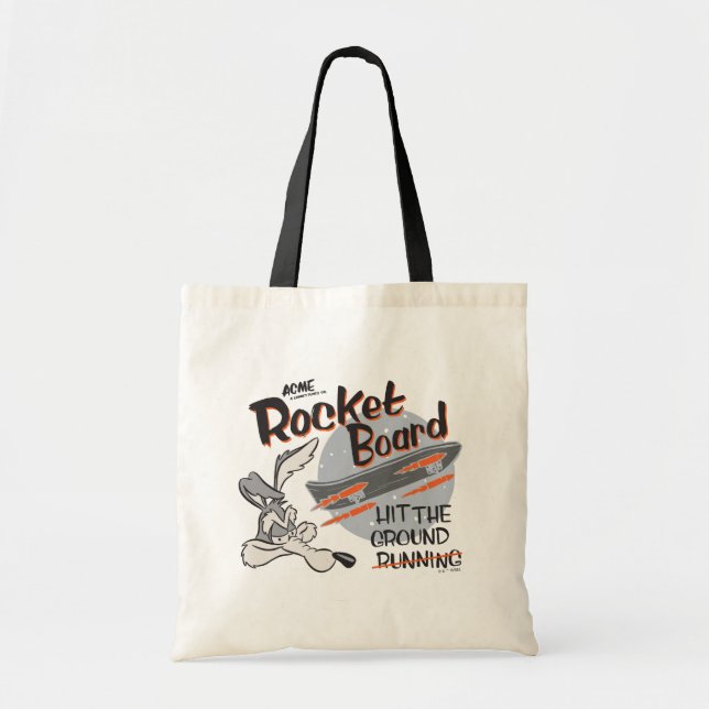 BOLSO DE TELA TABLERO DE COHETE ACME DE WILE E. COYOTE™ (Frente)