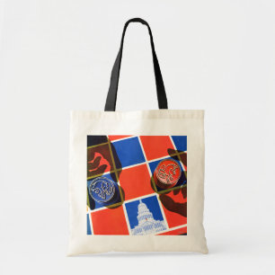 Bolso De Tela Tablero de damas de la elección