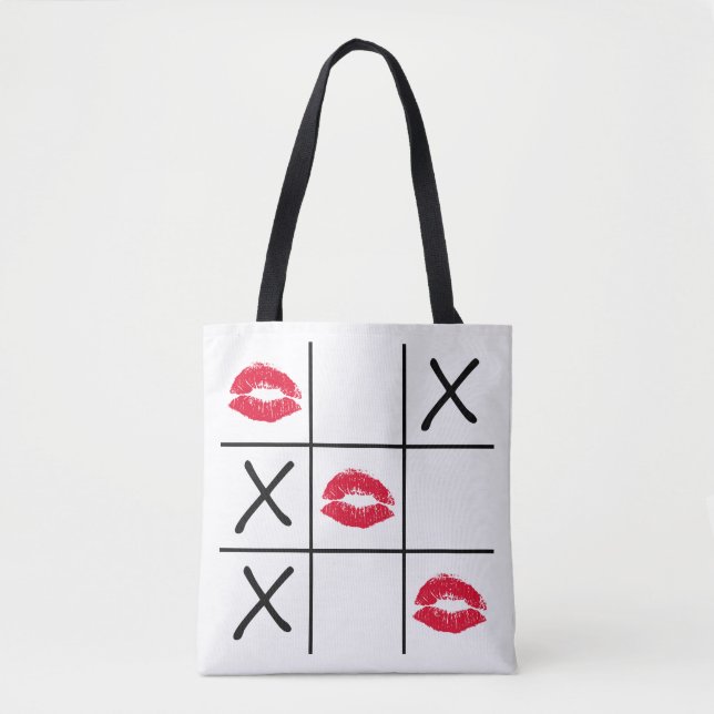 Bolso De Tela Tac Tac Tac Toe (Anverso)