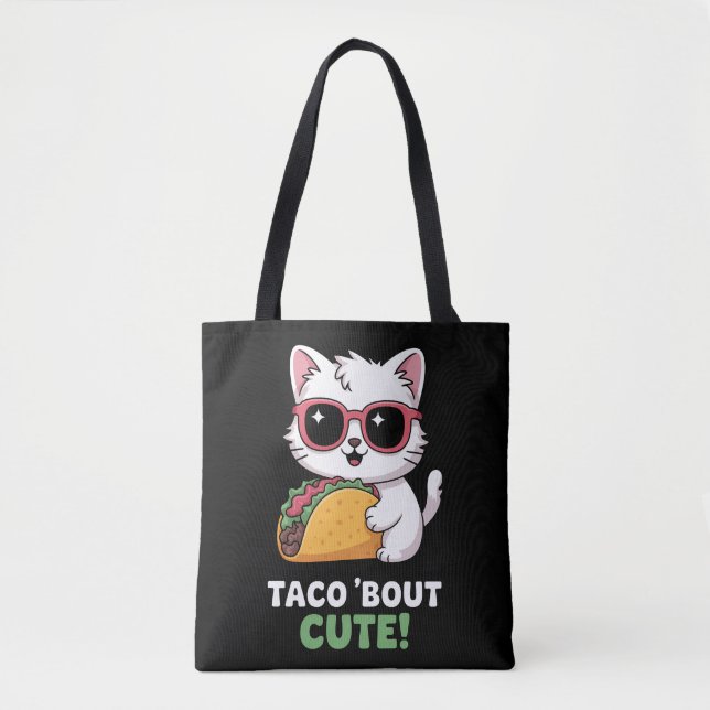 Bolso De Tela Taco 'Acerca del Kitten lindo (Anverso)