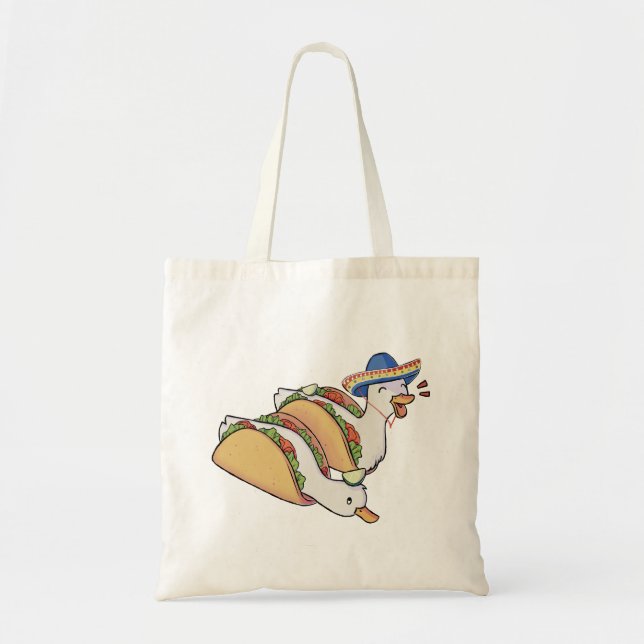 Bolso De Tela Taco duckies tote bag (Frente)