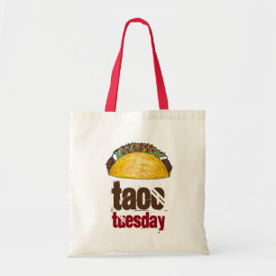 Bolso De Tela Taco Martes Funny Tacos Foodie Tote Bag