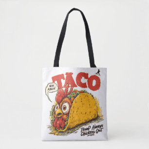 Bolso De Tela TACO Trump siempre reprime la política divertida