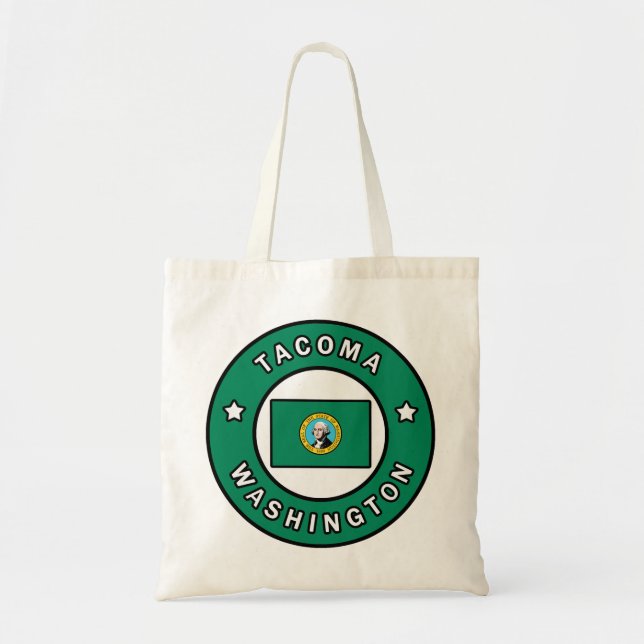 Bolso De Tela Tacoma Washington (Frente)