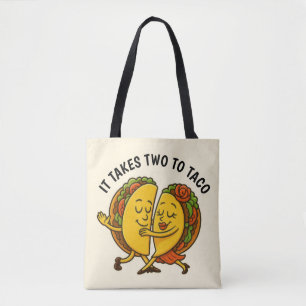 Bolso De Tela Tacos Dancing