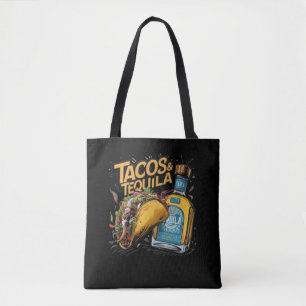 Bolso De Tela Tacos y Tequila