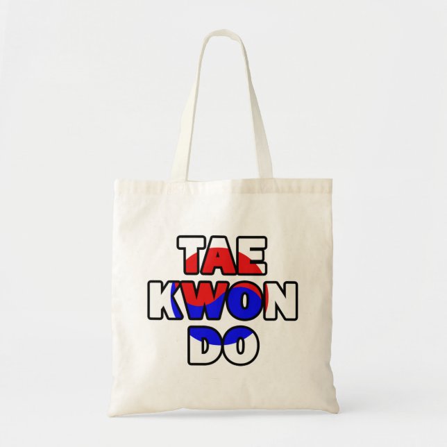 Bolso De Tela Taekwondo (Frente)